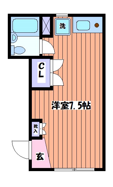 メゾンジュネス 間取り図