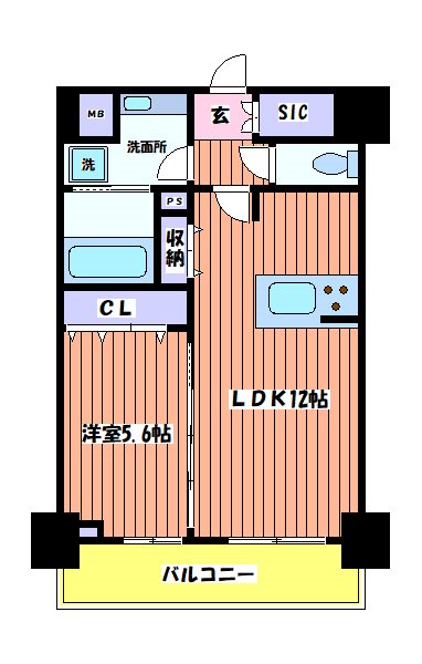 ラ・ベレッツァ フェリオ 間取り図