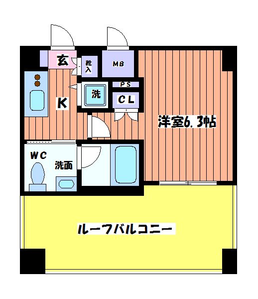 レアライズ立川ＡＺ 間取り図