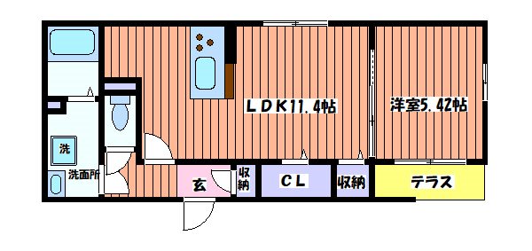 ドゥ　フルール 間取り図