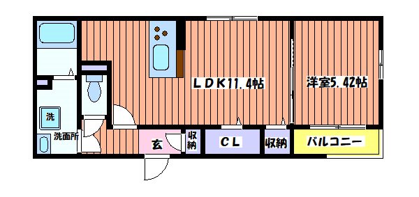 ドゥ　フルール 間取り図