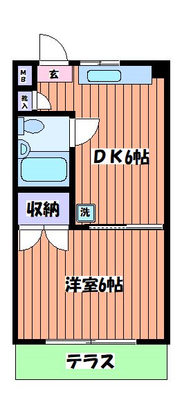 アクアシティ立川南 間取り図