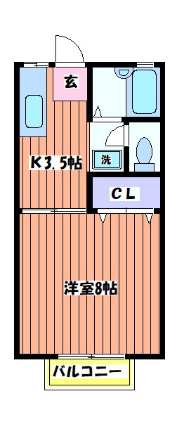 ハイツグリーンゲーブルスⅡ 間取り図