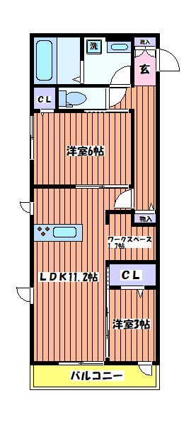 フェリーチェ 間取り図