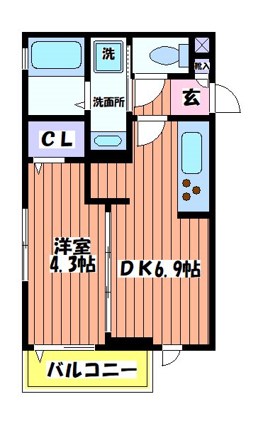 Kハウス 間取り図