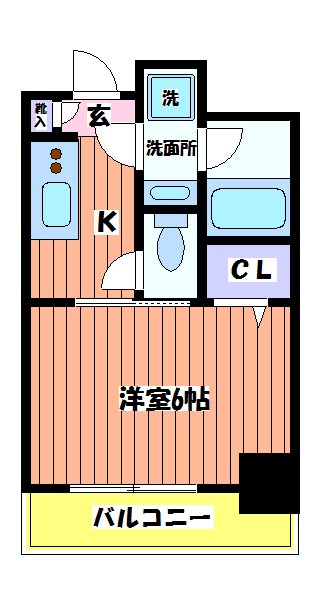 グランド・ガーラ立川 間取り図