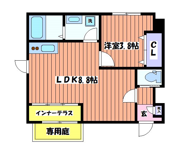 クラルス 間取り図