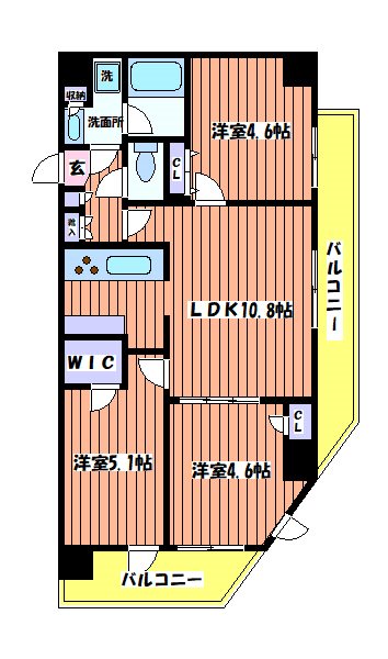 Weave place kunitachiⅠ 間取り図