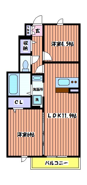 ヴィラルレザン 間取り