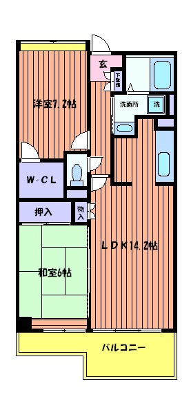 グレースフルリヴュレット 間取り図