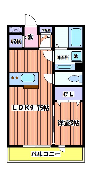 ボナールＫ壱番館 間取り図