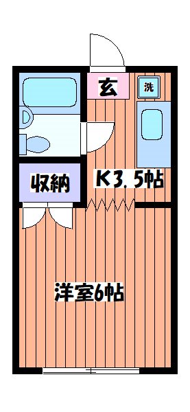 グリーンビュー若葉 間取り図