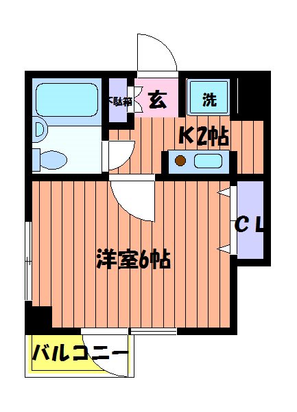 グレイシャス国立 間取り図