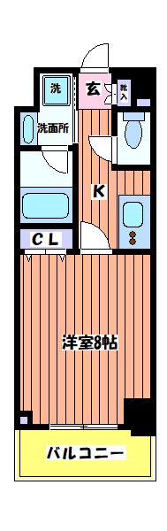 ベルヴュコート立川 間取り図