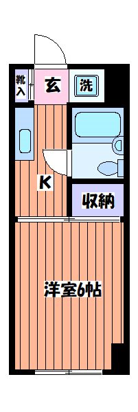 神明田口ハイツ 間取り図