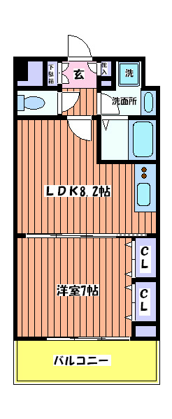 エスペラール 間取り図