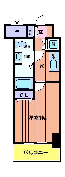 ＫＤＸレジデンス立川 間取り図
