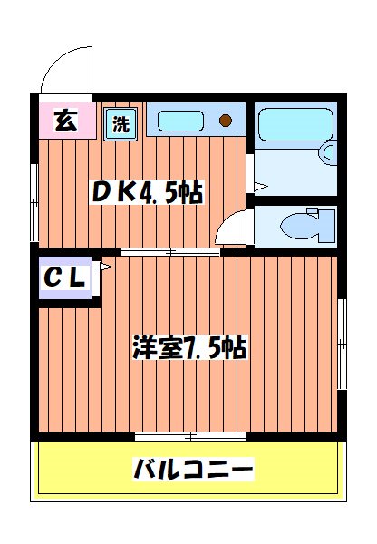 スプリングス立川 間取り図