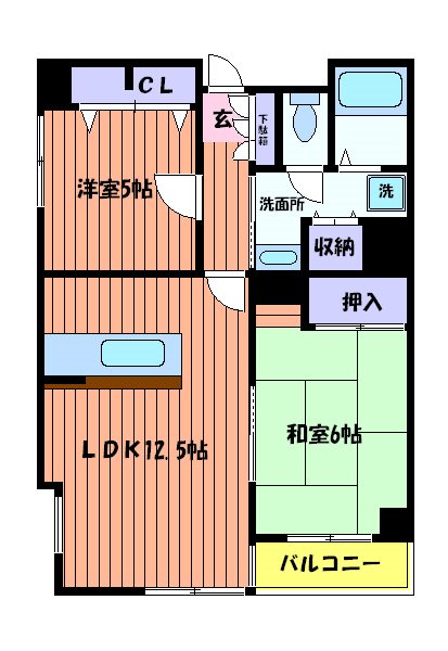 ビバリーホームズ立川 間取り図