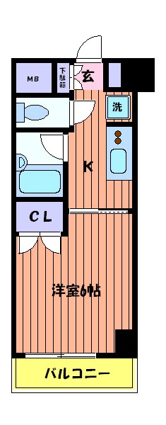 ＢＰＲレジデンス国立 間取り図