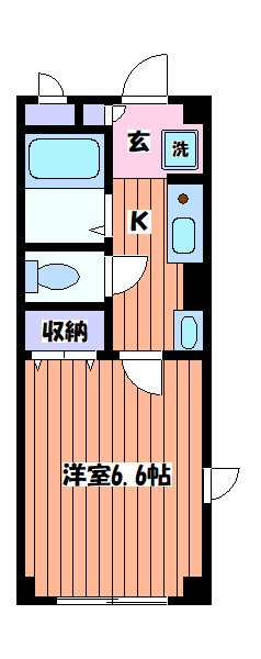 メゾンドエクレール 間取り図