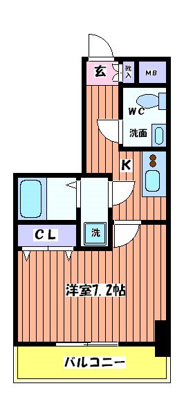 ＫＤＸレジデンス立川 間取り図
