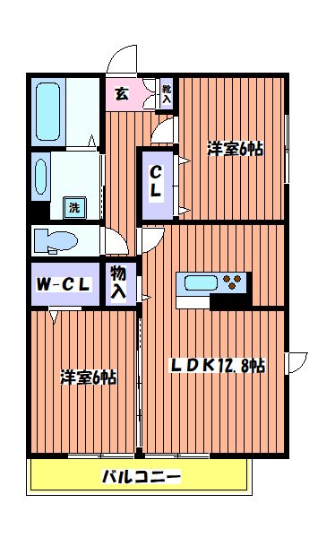 カーサグラナーデ 間取り図
