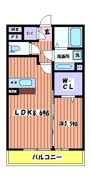 シェドゥーヴル 間取り図