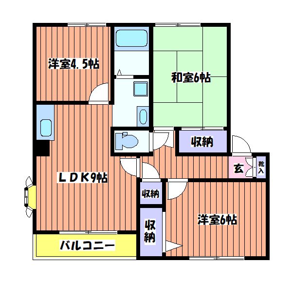 スカイパレス 間取り図