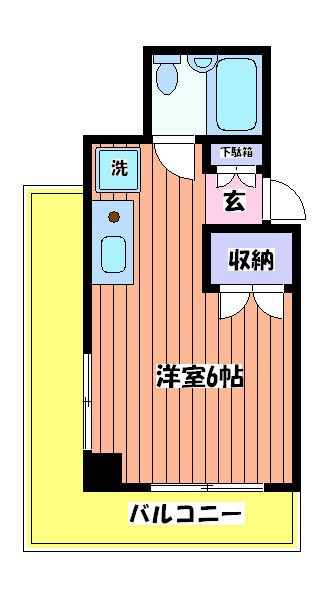 第26クリスタルマンション 間取り図