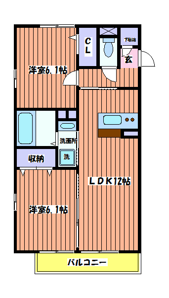 アゼリア 間取り図