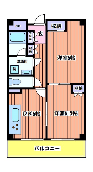 ルート立川 間取り図