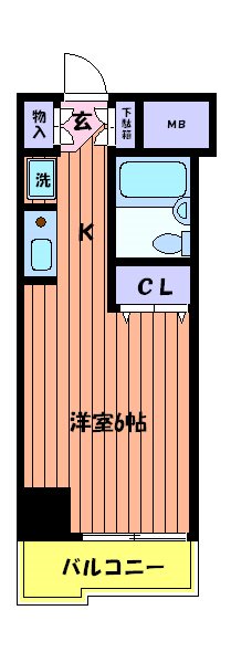 アバクス立川Ａ棟 間取り図