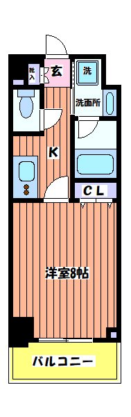 ベルヴュコート立川 間取り図