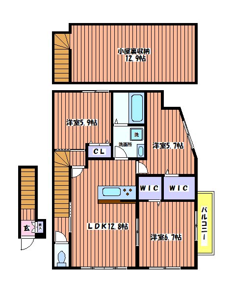 アルマコート豊田 間取り図