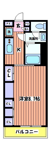 リブリ・ルミエール日野 間取り図