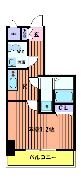 ＫＤＸレジデンス立川 間取り図