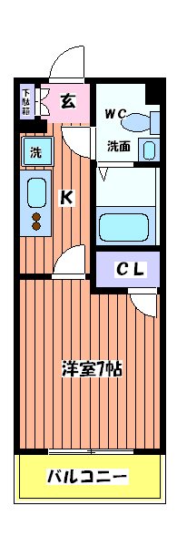 ヴィラフローリッシュ 間取り図