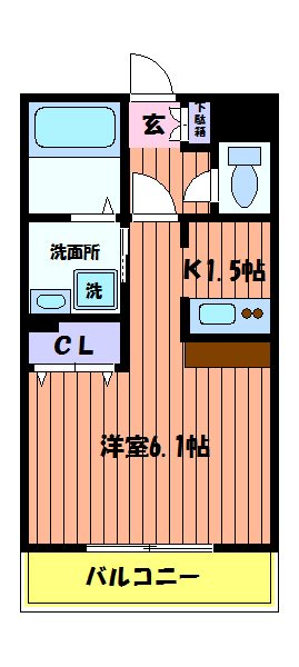 立川富士見町マンション 間取り図