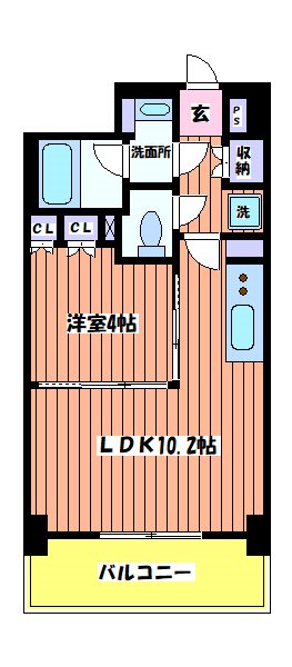 キングストンパレス立川 間取り図