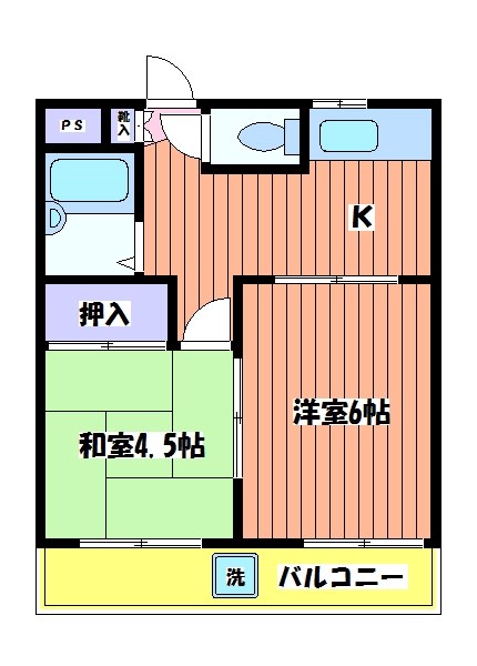 パインハイツ 間取り図