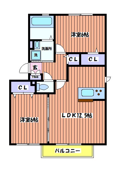 フェリシアガーデン 間取り図