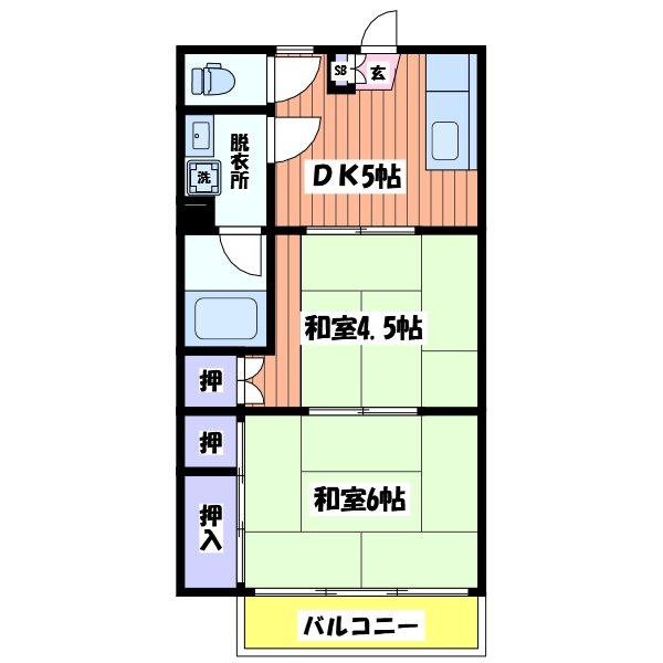 ふじハイツ 間取り