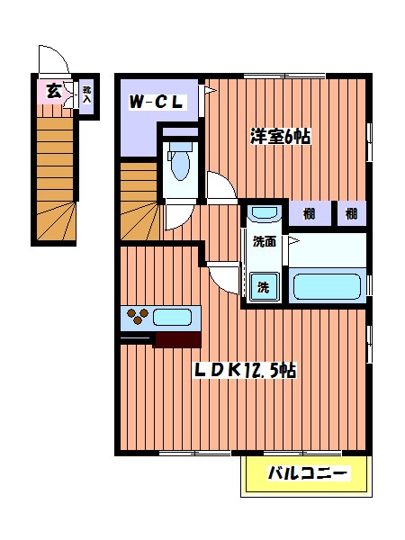 ラ・ファンテーヌ 間取り図