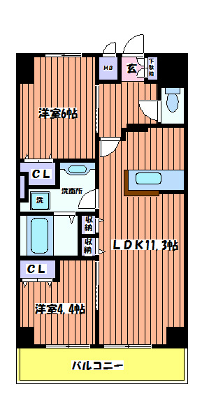 ＹａｍａｚａｋｉＳｅｋｉｙｕＢＬＤ 間取り図