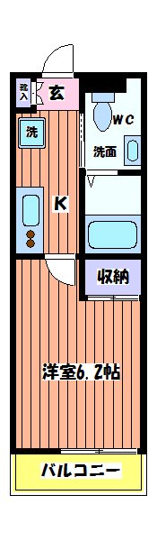 レジデンス立川錦町 間取り図