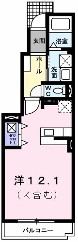 グレイス・パークＢ 間取り図