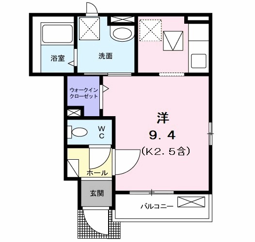 パークサイド・フジ 間取り図