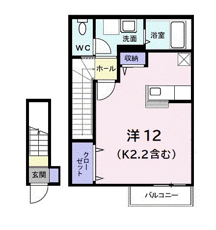 ローズガーデン 間取り図