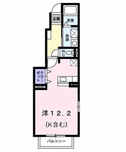 メゾンドサンセールＣ 間取り図